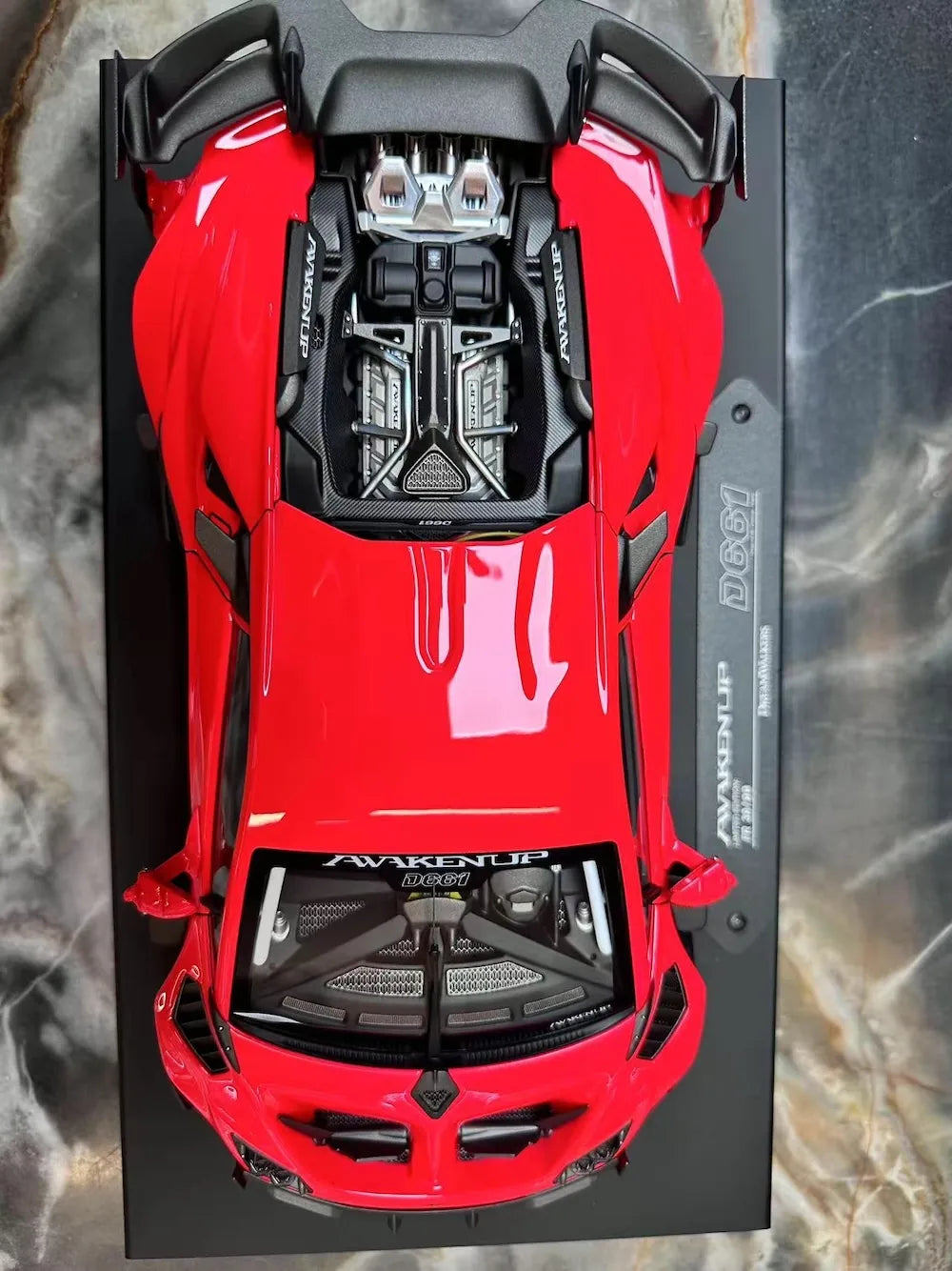 [DreamWalkers] 1:18 Lamborghini 2020 Huracan D661 Glossy Red Model Car Resin