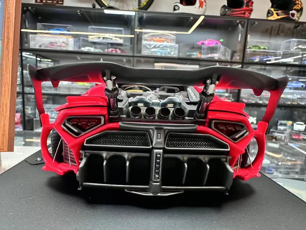 [DreamWalkers] 1:18 Lamborghini 2020 Huracan D661 Glossy Red Model Car Resin