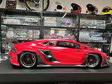 [DreamWalkers] 1:18 Lamborghini 2020 Huracan D661 Glossy Red Model Car Resin