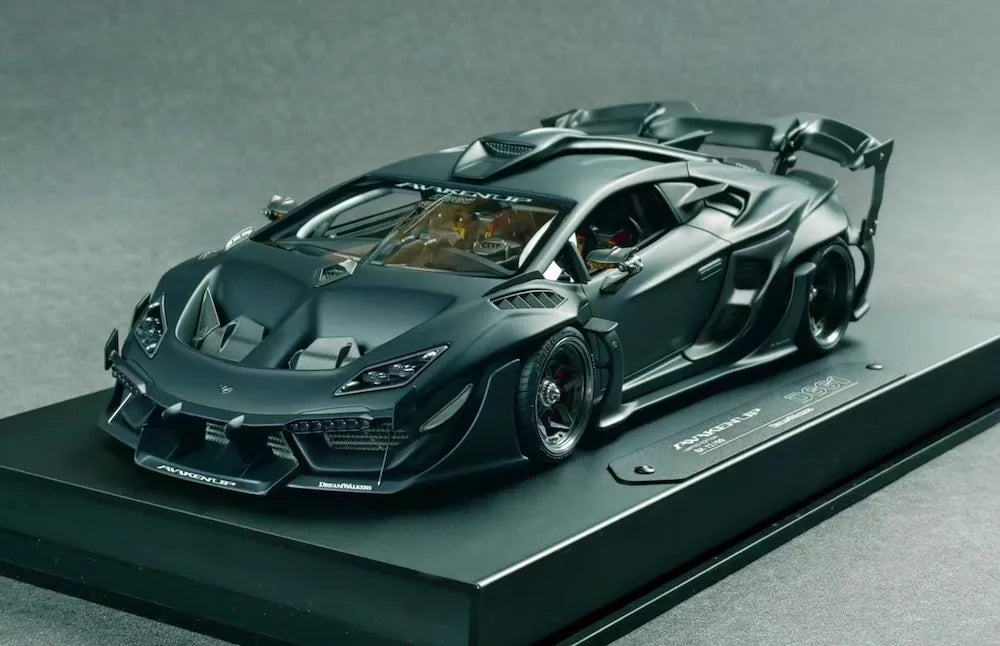[DreamWalkers] 1:18 Lamborghini 2020 Huracan D661 Matte Black Model Car Resin