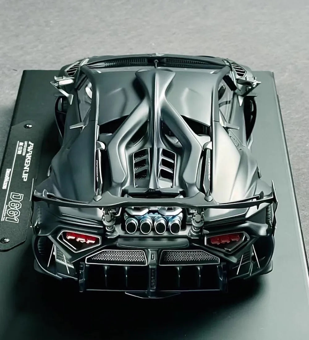 [DreamWalkers] 1:18 Lamborghini 2020 Huracan D661 Matte Black Model Car Resin