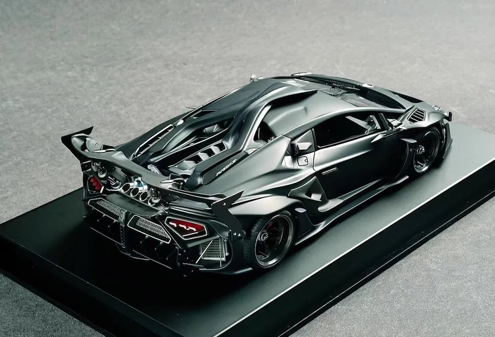 [DreamWalkers] 1:18 Lamborghini 2020 Huracan D661 Matte Black Model Car Resin
