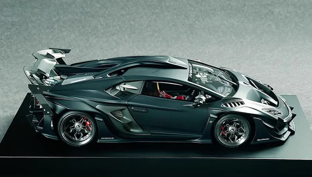 [DreamWalkers] 1:18 Lamborghini 2020 Huracan D661 Matte Black Model Car Resin