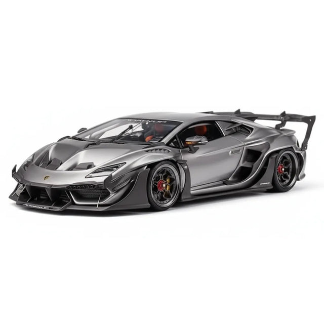 [DreamWalkers] 1:18 Lamborghini 2020 Huracan D661 matt grå modellbil harts