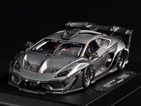 [DreamWalkers] 1:18 Lamborghini 2020 Huracan D661 Matte Gray Model Car Resin