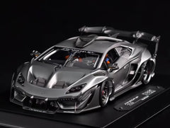 [DreamWalkers] 1:18 Lamborghini 2020 Huracan D661 Matte Gray Model Car Resin