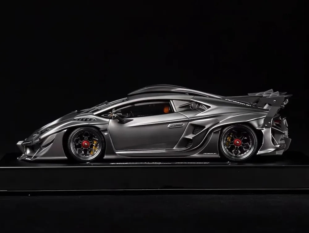 [DreamWalkers] 1:18 Lamborghini 2020 Huracan D661 Matte Gray Model Car Resin