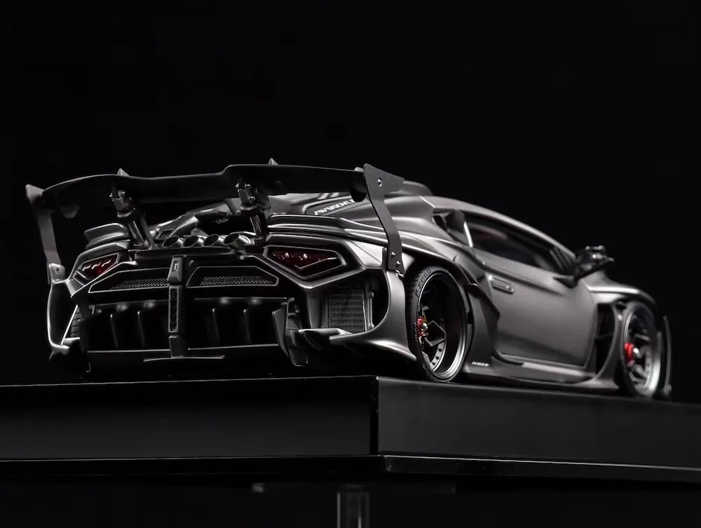 [DreamWalkers] 1:18 Lamborghini 2020 Huracan D661 Matte grå modellbil resin