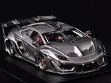 [DreamWalkers] 1:18 Lamborghini 2020 Huracan D661 Matte grå modellbil resin