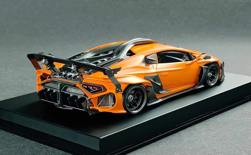 [DreamWalkers] 1:18 Lamborghini 2020 Huracan D661 Matte Orange Model Car Resin