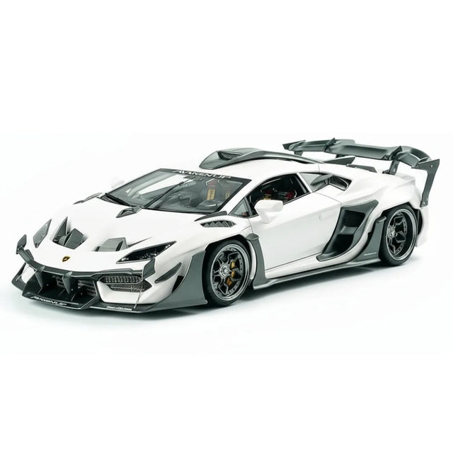 [DreamWalkers] 1:18 Lamborghini 2020 Huracan D661 Matte White Model Car Resin
