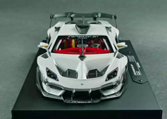 [DreamWalkers] 1:18 Lamborghini 2020 Huracan D661 mat blanc voiture miniature Resin
