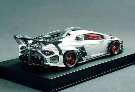 [DreamWalkers] 1:18 Lamborghini 2020 Huracan D661 Matte White Model Car Resin