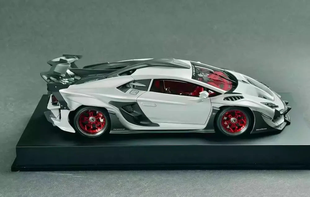 [DreamWalkers] 1:18 Lamborghini 2020 Huracan D661 mat blanc voiture miniature Resin