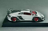 [DreamWalkers] 1:18 Lamborghini 2020 Huracan D661 Matte White Model Car Resin