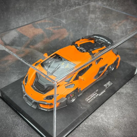 [DreamWalkers] 1:18 Lamborghini 2020 Huracan P61 Roadster Glossy Orange Model Car Resin