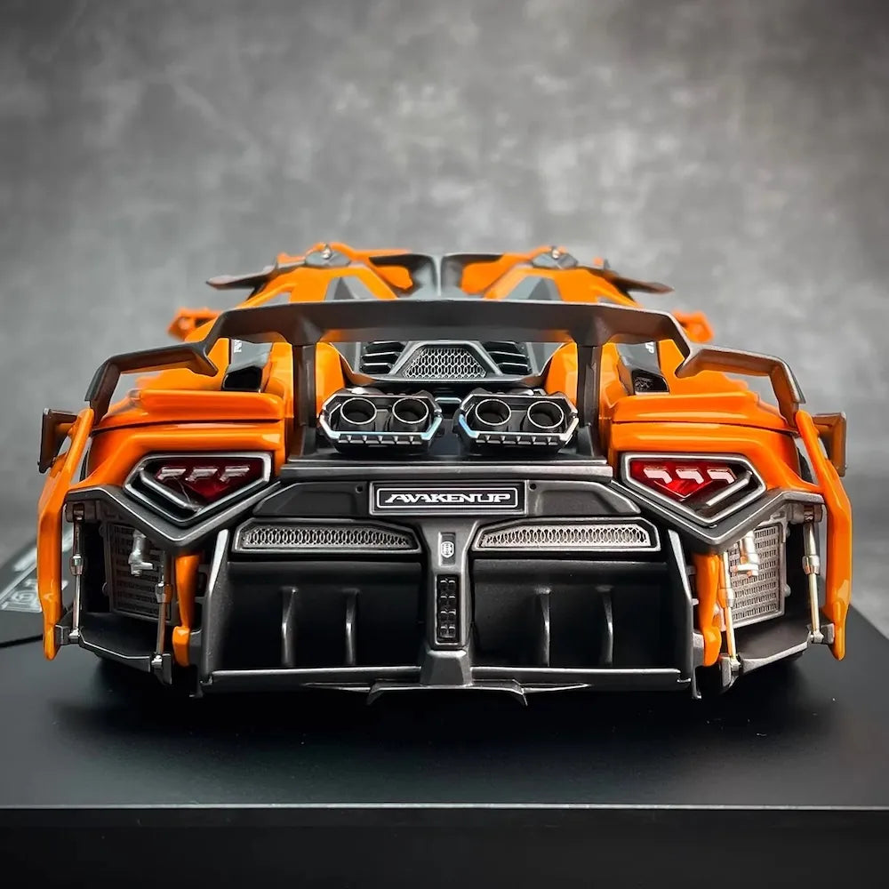 [DreamWalkers] 1:18 Lamborghini 2020 Huracan P61 Roadster Glossy Orange Model Car Resin
