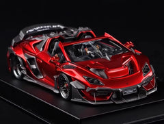[DreamWalkers] 1:18 Lamborghini 2020 Huracan P61 Roadster Glossy Red Model Car Resin