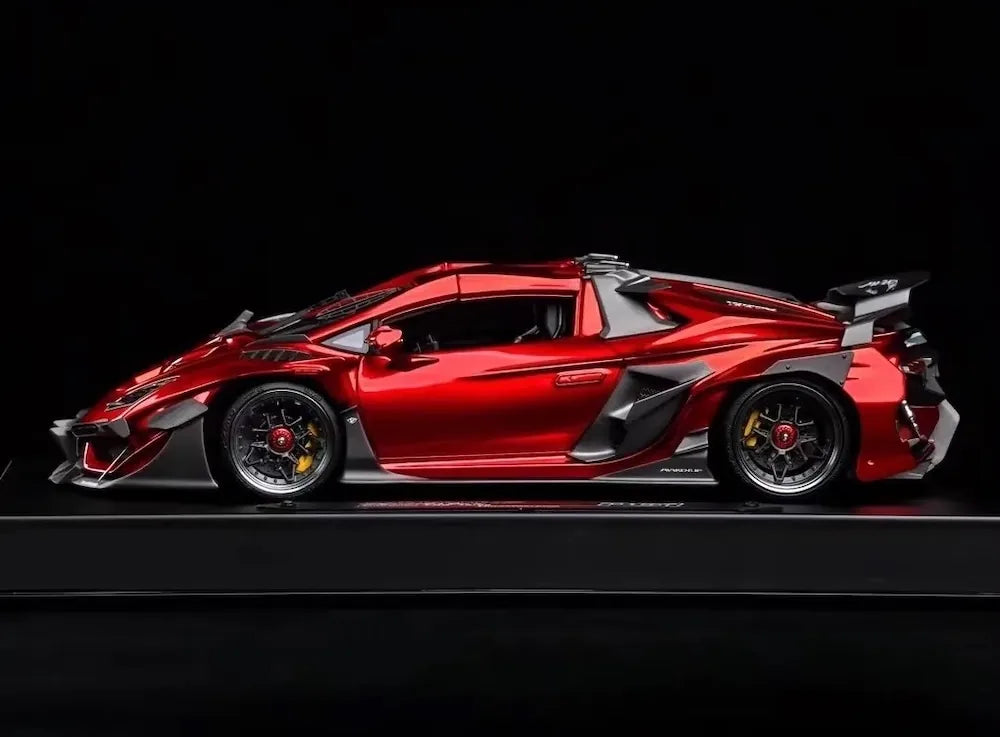 [DreamWalkers] 1:18 Lamborghini 2020 Huracan P61 Roadster Glossy Red Model Car Resin