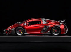 [DreamWalkers] 1:18 Lamborghini 2020 Huracan P61 Roadster Glossy Red Model Car Resin