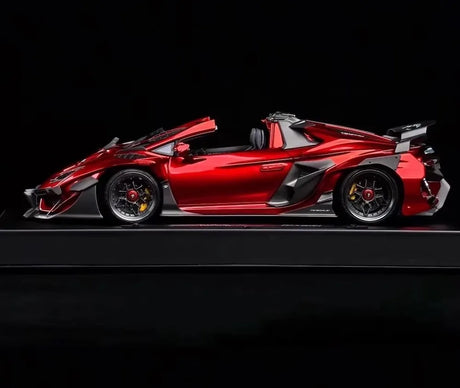 [DreamWalkers] 1:18 Lamborghini 2020 Huracan P61 Roadster Glossy Red Model Car Resin
