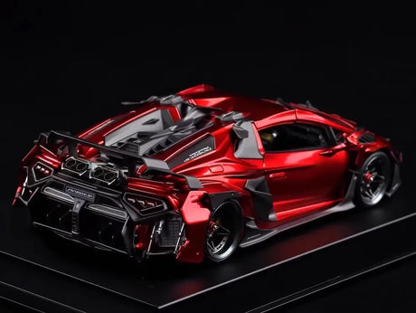[DreamWalkers] 1:18 Lamborghini 2020 Huracan P61 Roadster Glossy Red Model Car Resin