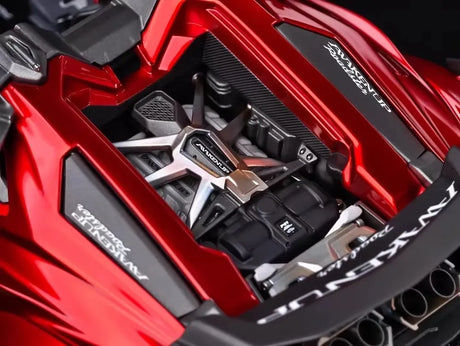 [DreamWalkers] 1:18 Lamborghini 2020 Huracan P61 Roadster Glossy Red Model Car Resin