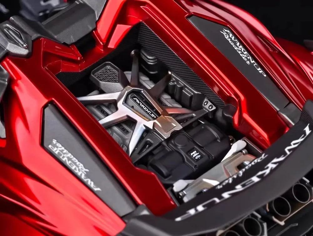 [DreamWalkers] 1:18 Lamborghini 2020 Huracan P61 Roadster Glossy Red Model Car Resin