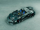 [DreamWalkers] 1:18 Lamborghini 2020 Huracan P61 Roadster Matte Black Model Car Resin