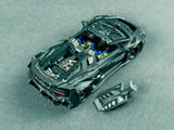 [DreamWalkers] 1:18 Lamborghini 2020 Huracan P61 Roadster Matte Black Model Car Resin