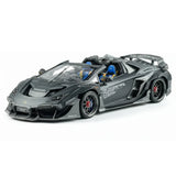 [DreamWalkers] 1:18 Lamborghini 2020 Huracan P61 Roadster Matte Black Model Car Resin