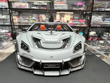 [DreamWalkers] 1:18 Lamborghini 2020 Huracan P61 Roadster Matte Gray Model Car Resin