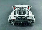 [DreamWalkers] 1:18 Lamborghini 2020 Huracan P61 Roadster mat blanc voiture miniature Resin