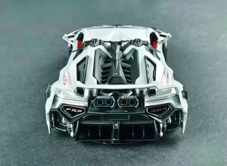 [DreamWalkers] 1:18 Lamborghini 2020 Huracan P61 Roadster Matte White Model Car Resin
