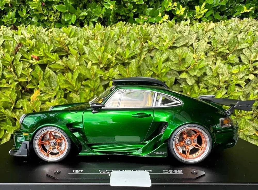 [DreamWalkers] 1:18 Porsche 2020 911 Chevalier D995 brillant Geen voiture miniature Resin