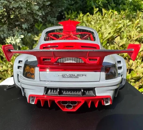 [DreamWalkers] 1:18 Porsche 2020 911 Chevalier D995 Glossy Gray & Red Model Car Resin
