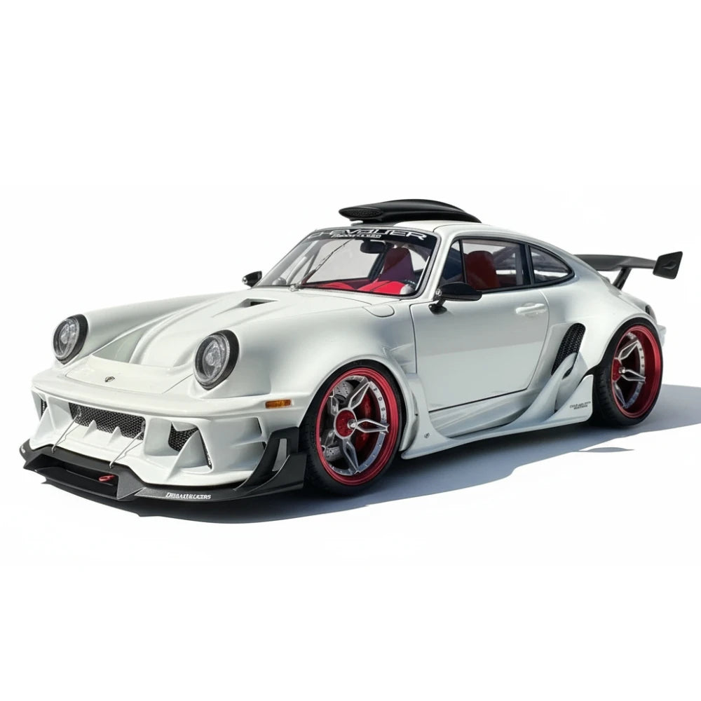 [DreamWalkers] 1:18 Porsche 2020 911 Chevalier D995 Glossy White Model Car Resin