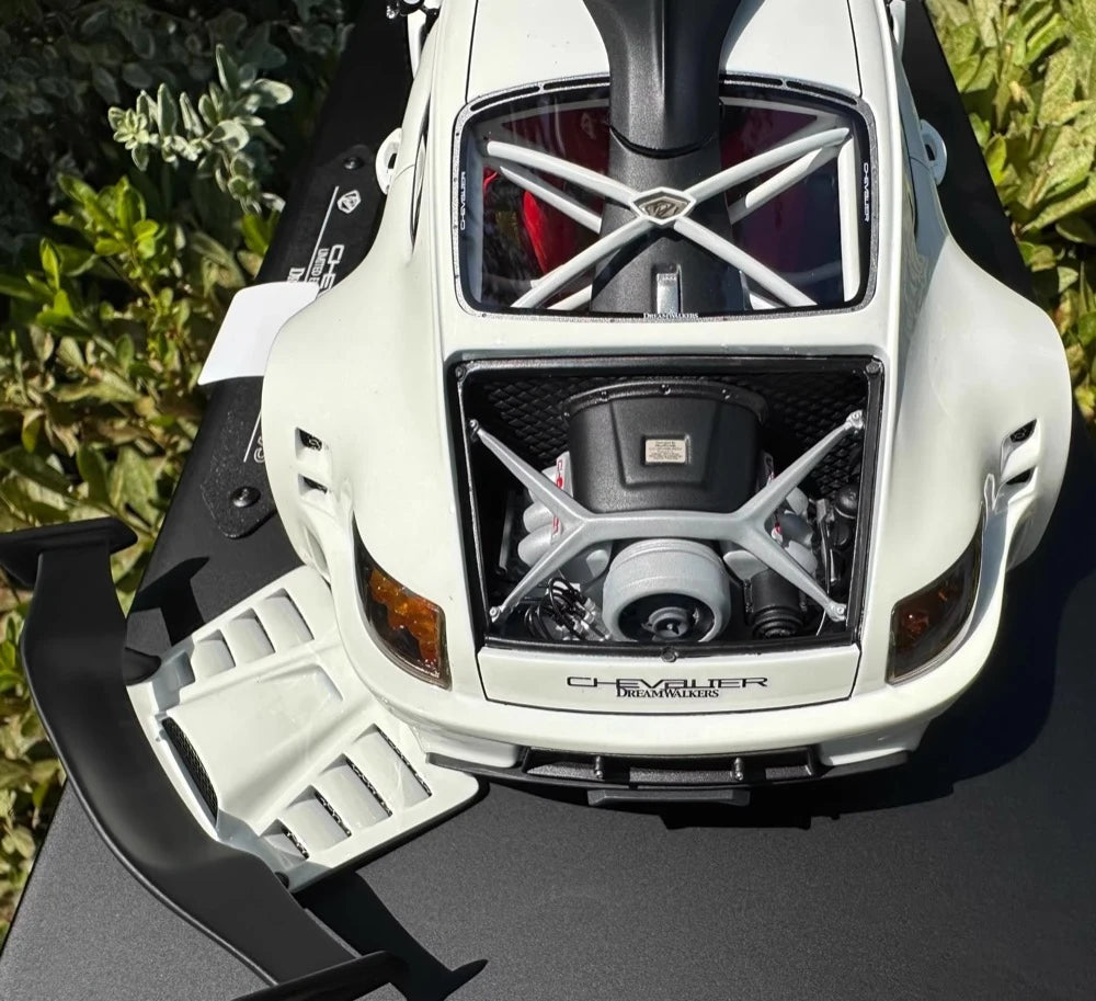 [DreamWalkers] 1:18 Porsche 2020 911 Chevalier D995 Glossy White Model Car Resin