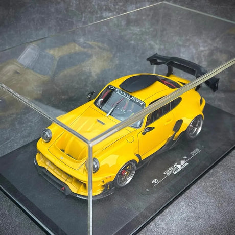 [DreamWalkers] 1:18 Porsche 2020 911 Chevalier D995 Glossy Yellow Model Car Resin