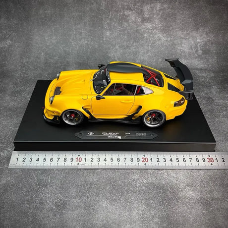 [DreamWalkers] 1:18 Porsche 2020 911 Chevalier D995 Glossy Yellow Model Car Resin