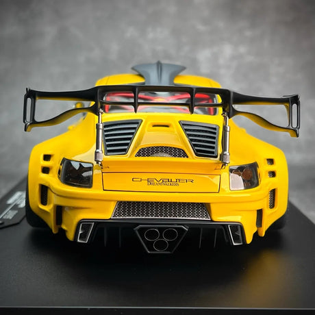 [DreamWalkers] 1:18 Porsche 2020 911 Chevalier D995 Glossy Yellow Model Car Resin