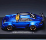 [DreamWalkers] 1:18 Porsche 2020 911 Chevalier D995 マット ブルー モデルカー レジン