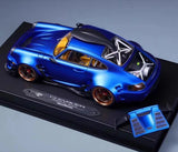 [DreamWalkers] 1:18 Porsche 2020 911 Chevalier D995 マット ブルー モデルカー レジン