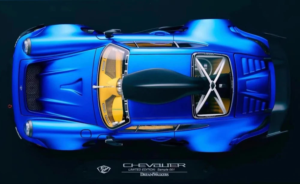 [DreamWalkers] 1:18 Porsche 2020 911 Chevalier D995 マット ブルー モデルカー レジン