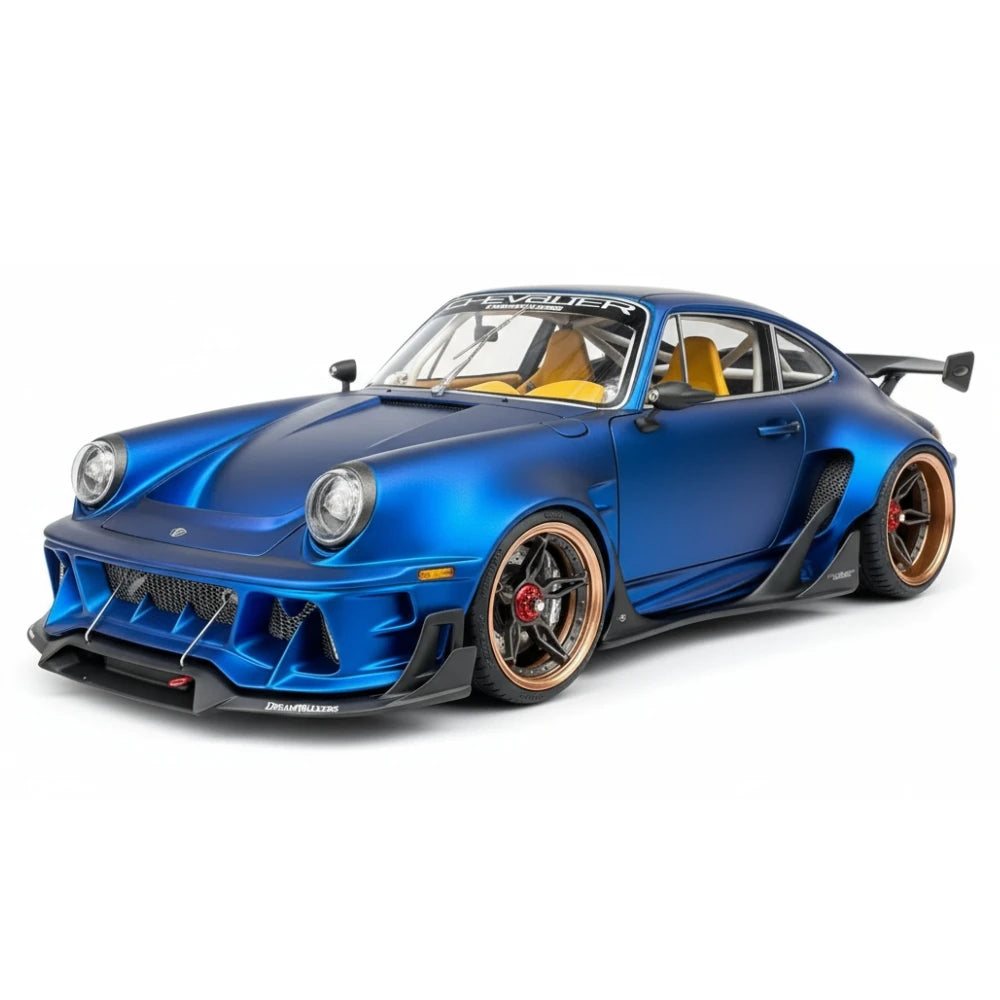 [DreamWalkers] 1:18 Porsche 2020 911 Chevalier D995 Matte Blue Model Car Resin