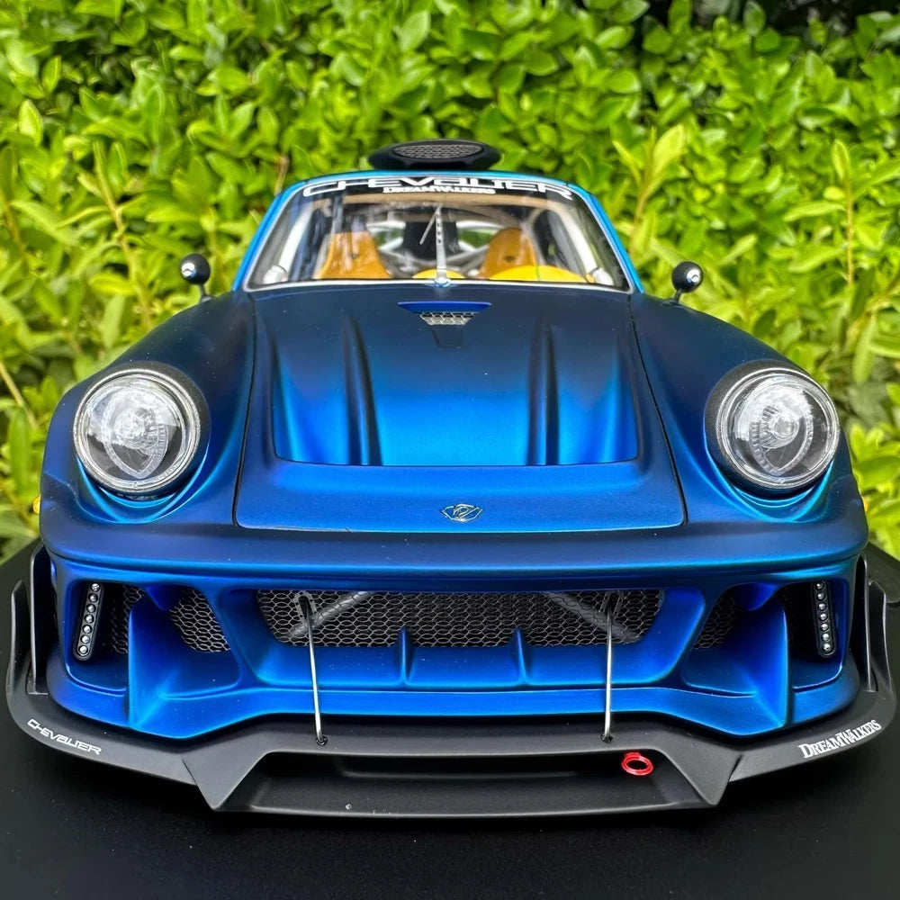 [DreamWalkers] 1:18 Porsche 2020 911 Chevalier D995 Matte Blue Model Car Resin