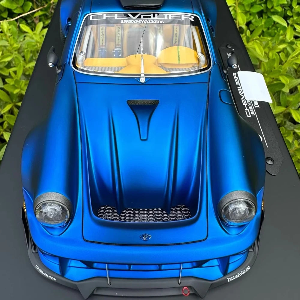 [DreamWalkers] 1:18 Porsche 2020 911 Chevalier D995 マット ブルー モデルカー レジン