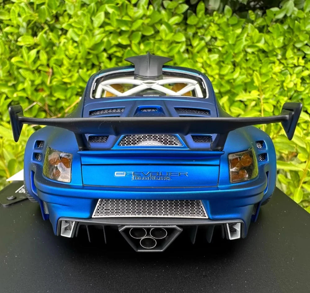 [DreamWalkers] 1:18 Porsche 2020 911 Chevalier D995 Matte Blue Model Car Resin
