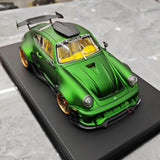 [DreamWalkers] 1:18 Porsche 2020 911 Chevalier D995 Matte Green Model Car Resin