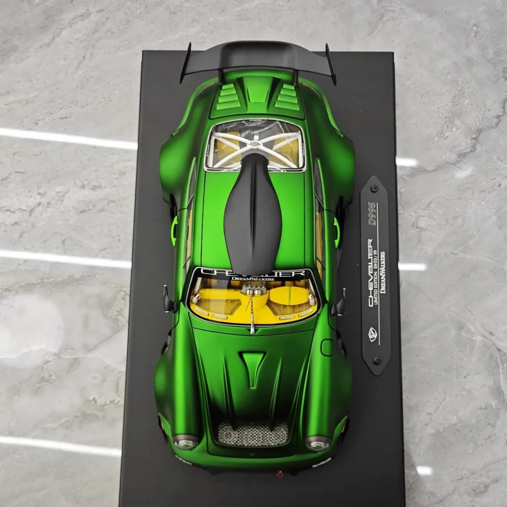 [DreamWalkers] 1:18 Porsche 2020 911 Chevalier D995 Matte Green Model Car Resin